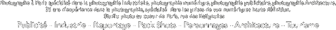Photographe à Paris spécialisé dans